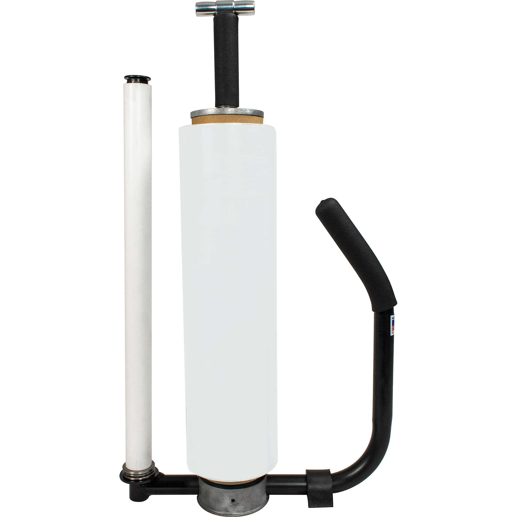 Encore Packaging Ultra Stretch Pre-Stretch Dispenser — Solid Steel Tubing, Adjustable Tension, Rubber Base, Model# EP-840